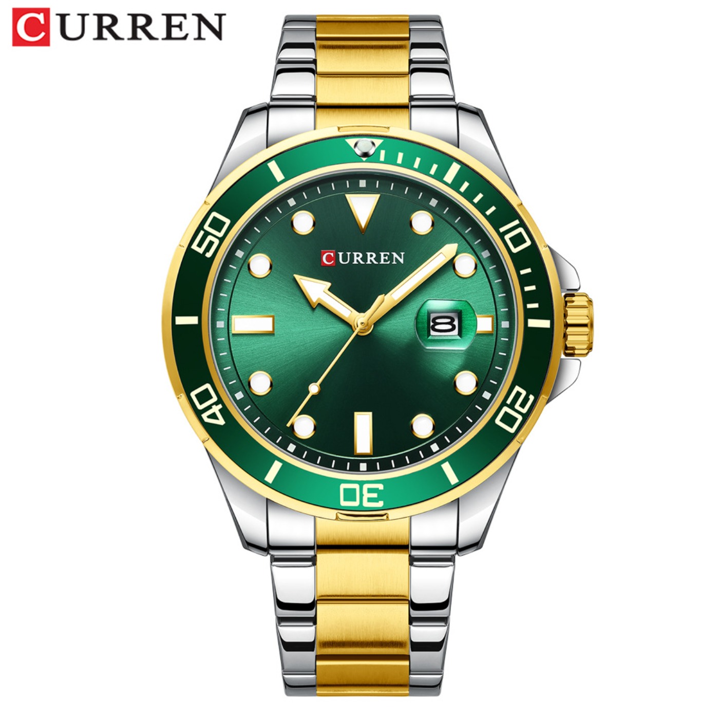 Luxury Watch All Brands - CURREN New Green Water Ghost Series