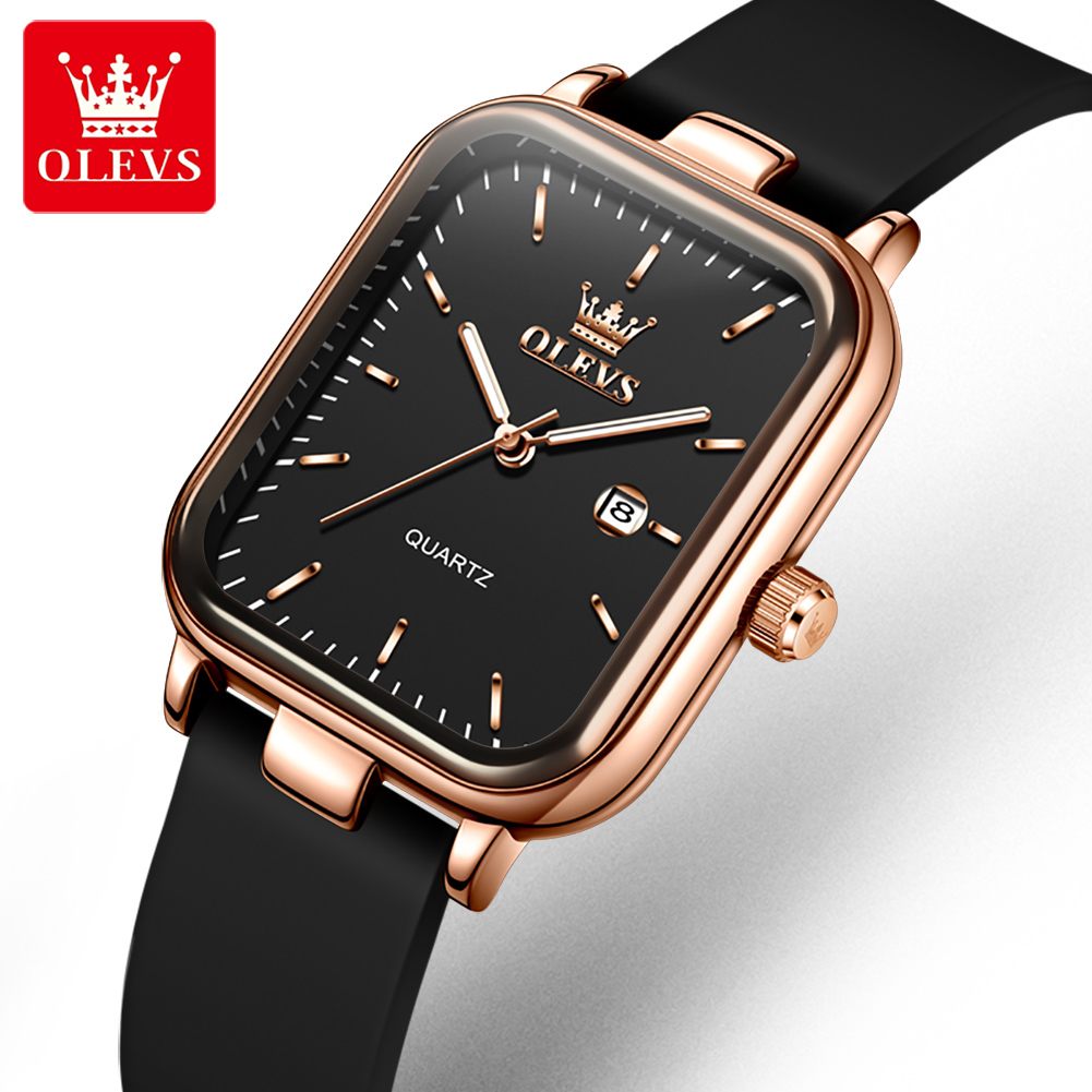 Luxury Watch For Sale - OLEVS Luxury Watch For Woman Rectangular