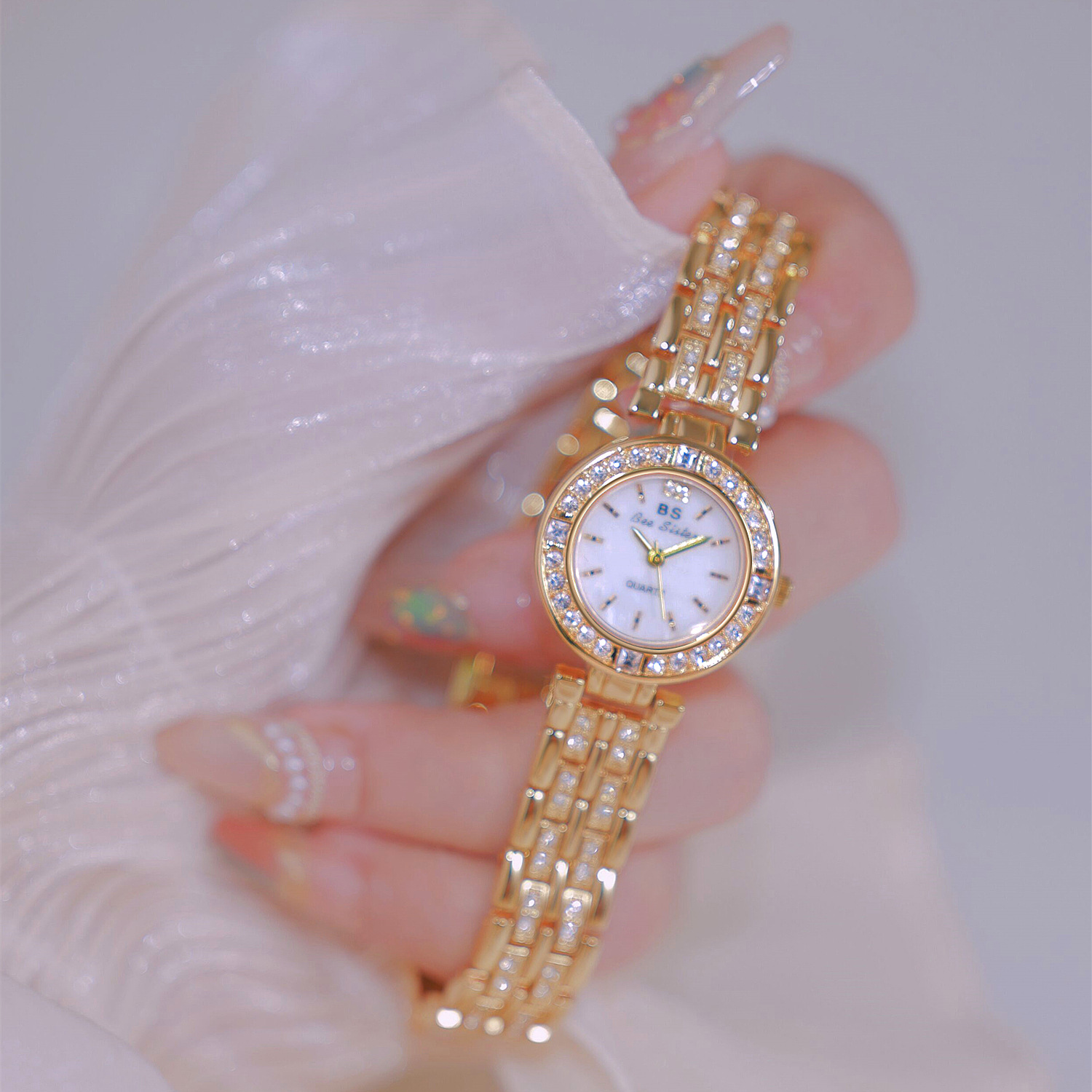 Luxury Watch Korea - Korean Rhinestone Women's Watch Luxury Green