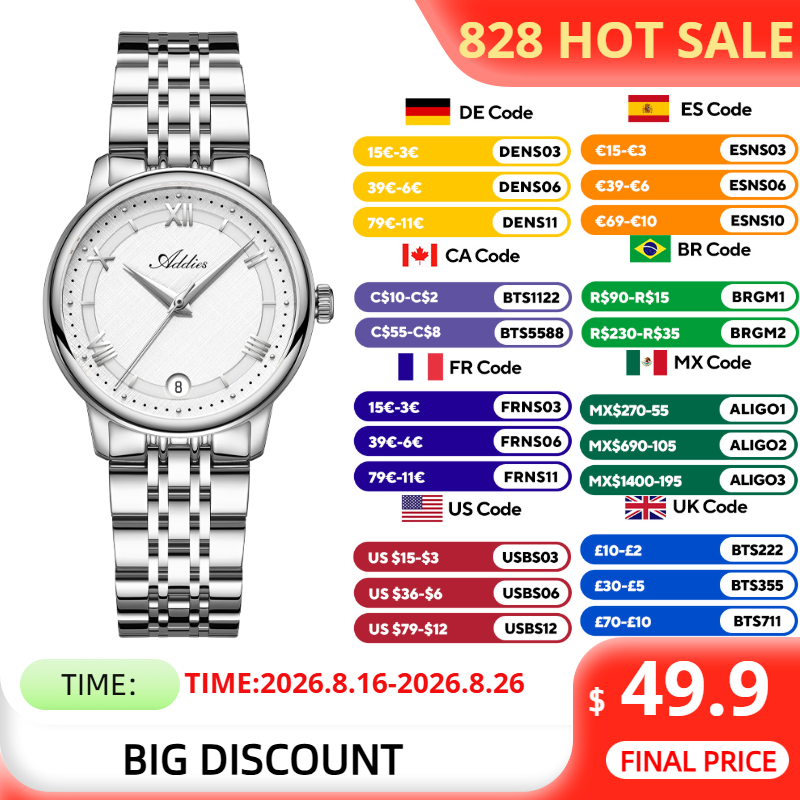 Luxury Watch All Brands - ADDIES Luxury Woman Quartz Wristwatch Top