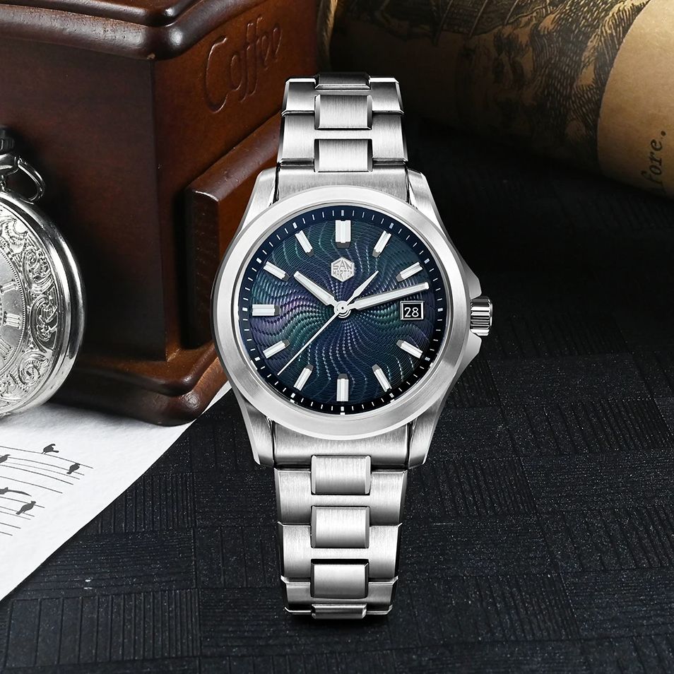 Guilloché Dial Watch - San Martin Men Automatic Watch Gada