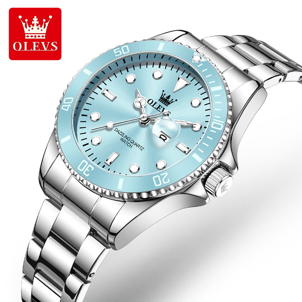 Luxury Watch For Sale - OLEVS Luxury Stainless Steel Waterproof Quartz
