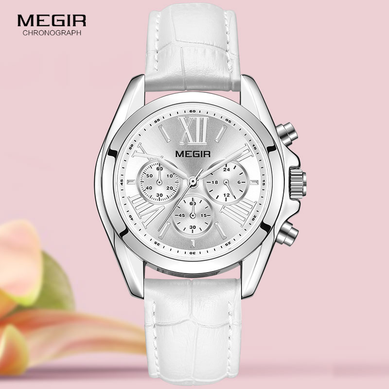 Luxury Watch Brand For Women - MEGIR2019 Mới Sang Trọng Dây Da