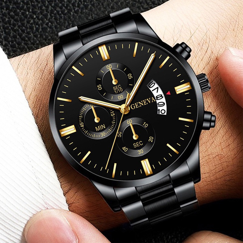 Luxury Stainless Steel Men Cal - đánh giá và giá Best Luxury Quartz Watch