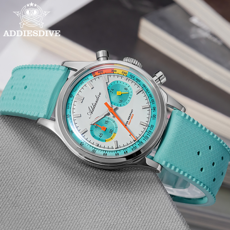 ADDIESDIVE Chronograph Quartz  - đánh giá và giá Guilloché Dial Watch
