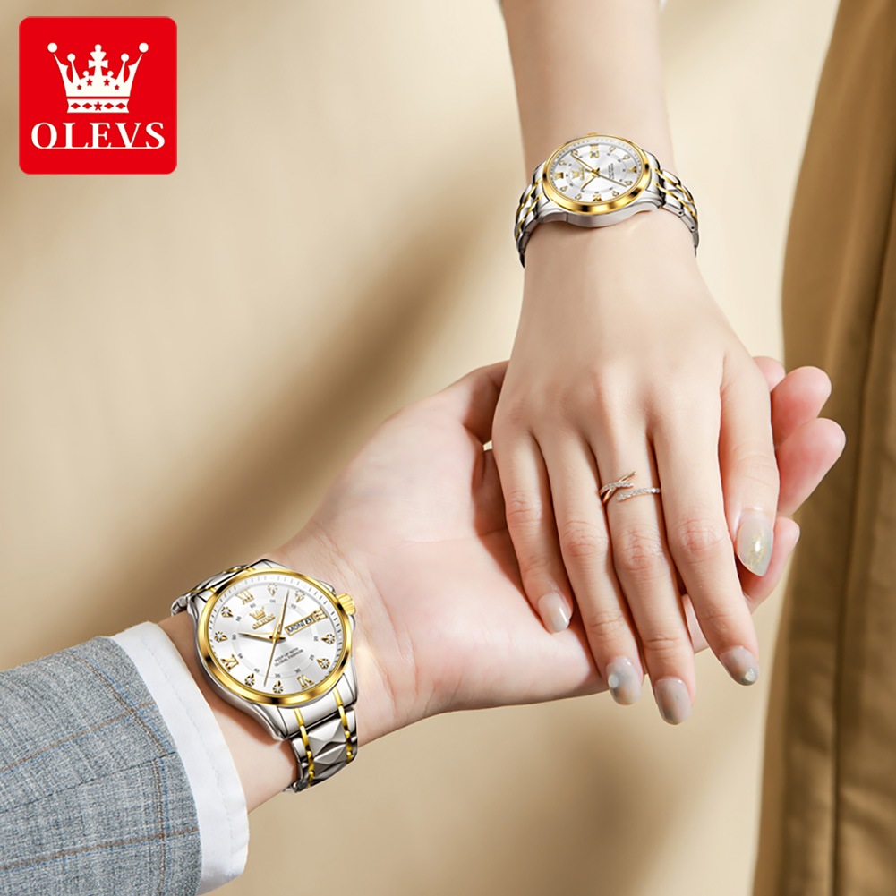 OLEVS 2906 Couple Watch Origin - đánh giá và giá Best Luxury Quartz Watch