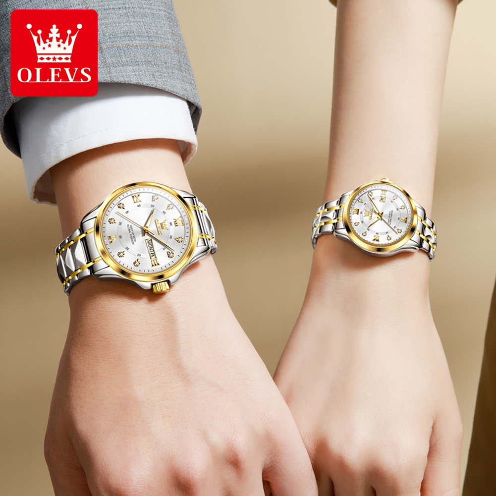 OLEVS 2906 Couple Watch Origin - đánh giá và giá Best Luxury Quartz Watch