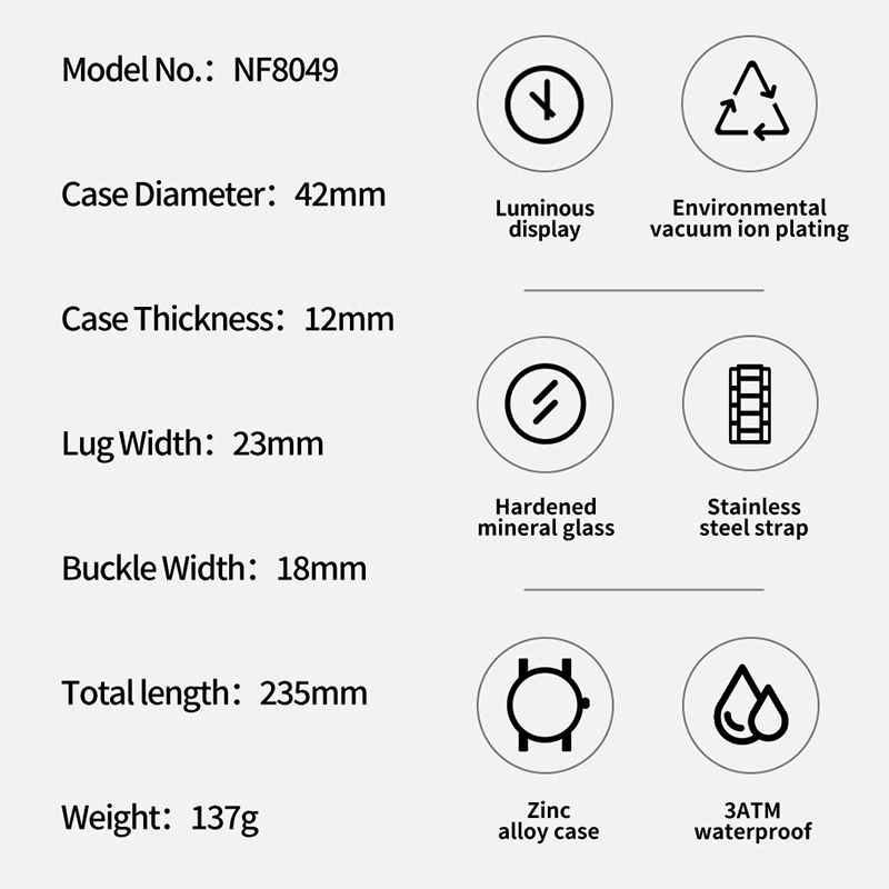 NAVIFORCE Fashion Watch For Me - đánh giá và giá Luxury Watch Face