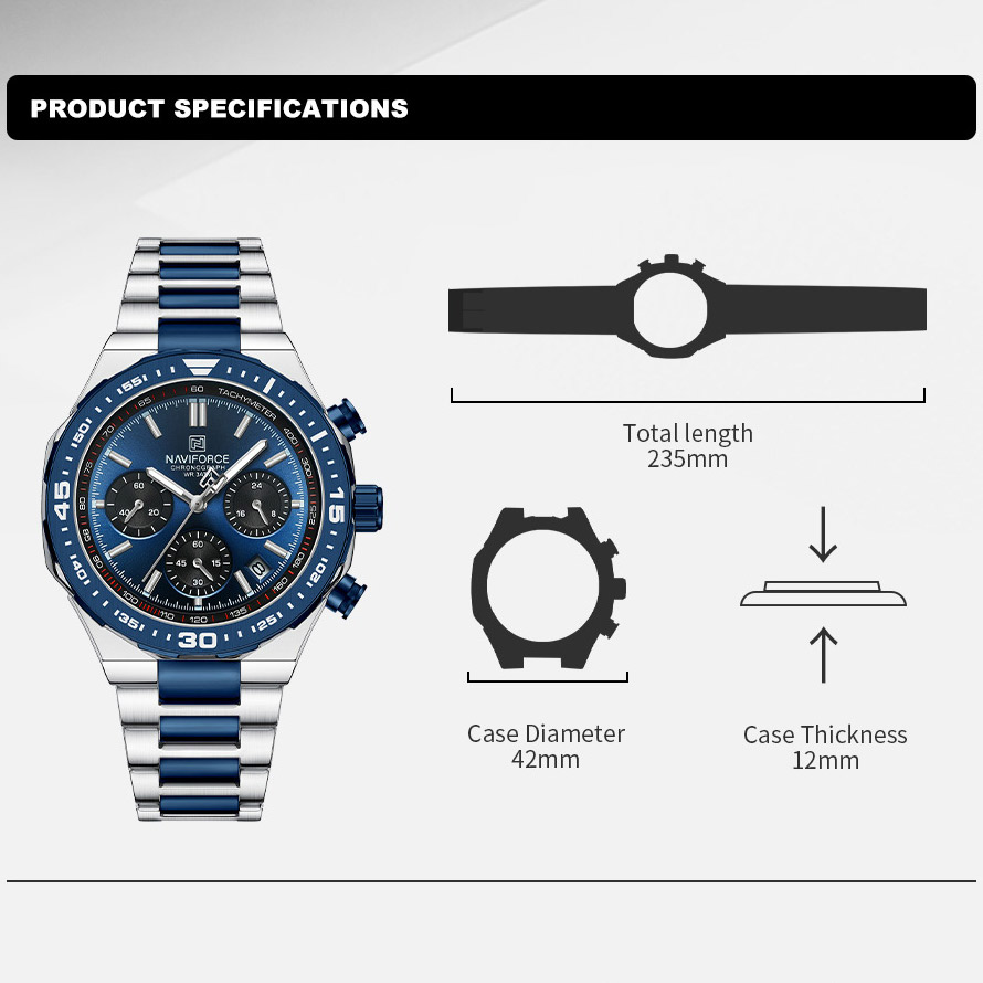 NAVIFORCE Fashion Watch For Me - đánh giá và giá Luxury Watch Face