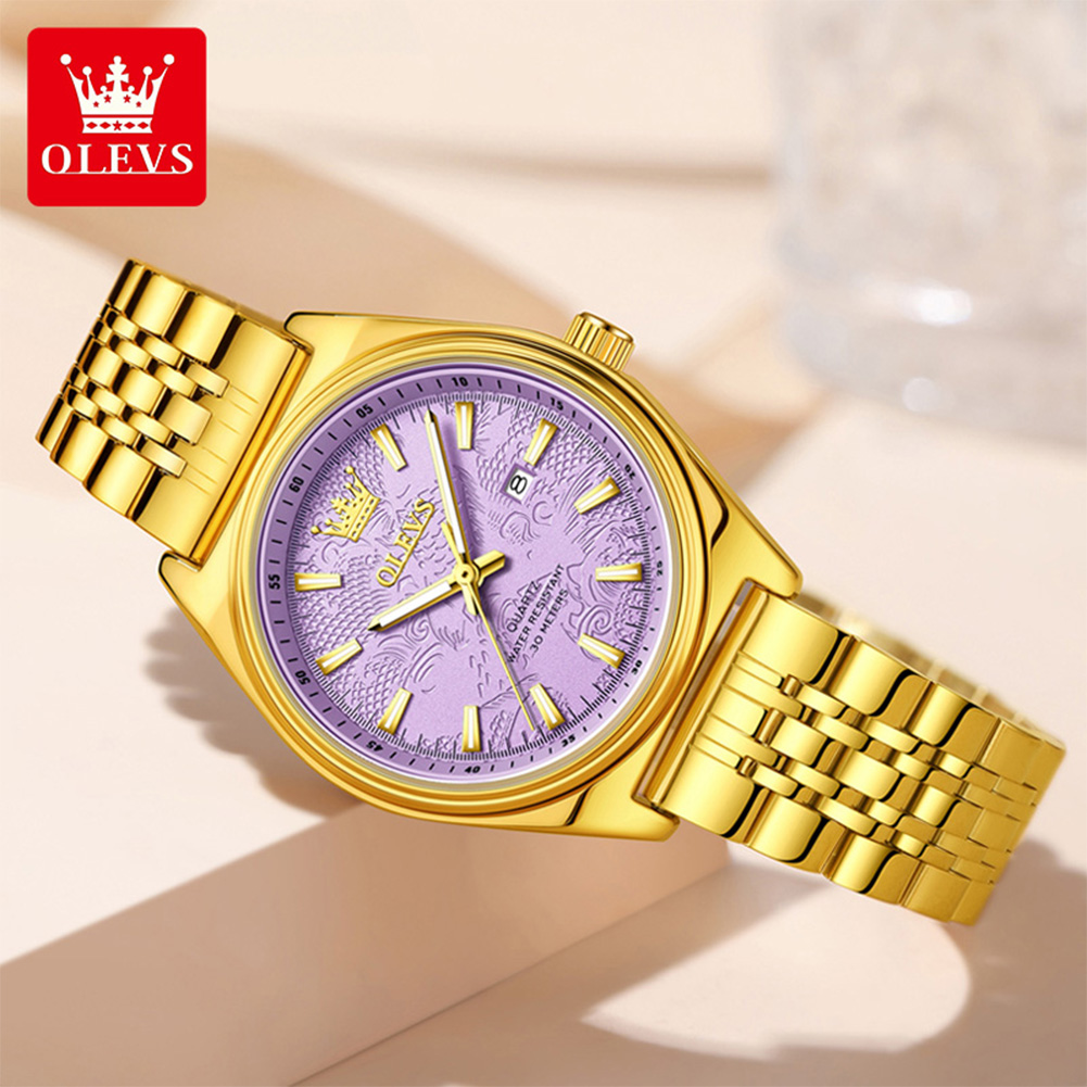 OLEVS Brand Luxury Gold Watch  - đánh giá và giá Luxury Watch Brand For Women