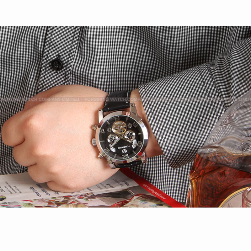 Forsining Fashion Mechanical M - đánh giá và giá Regulator Display Watch