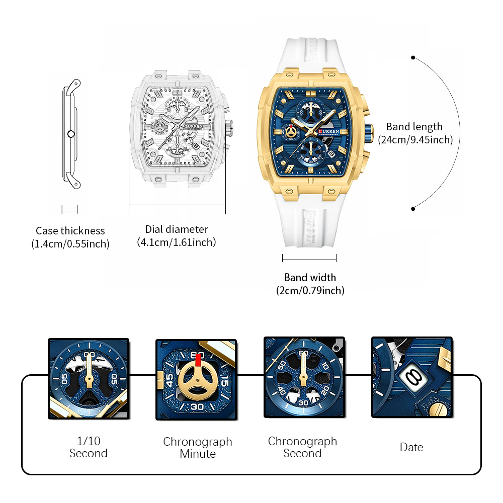 CURREN Luxury Vintage Watch fo - đánh giá và giá Best Luxury Quartz Watch