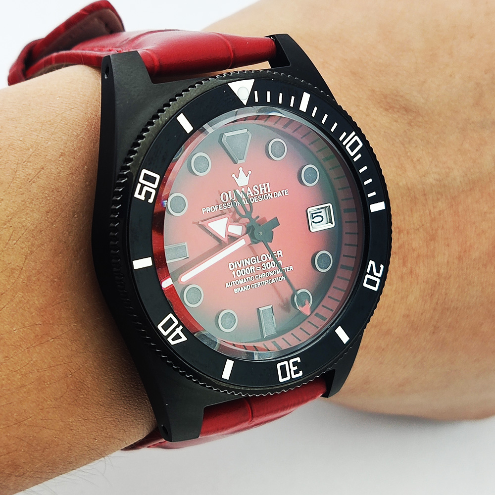 40.5mm customized watch NH35 M - đánh giá và giá Luxury Watch Quality