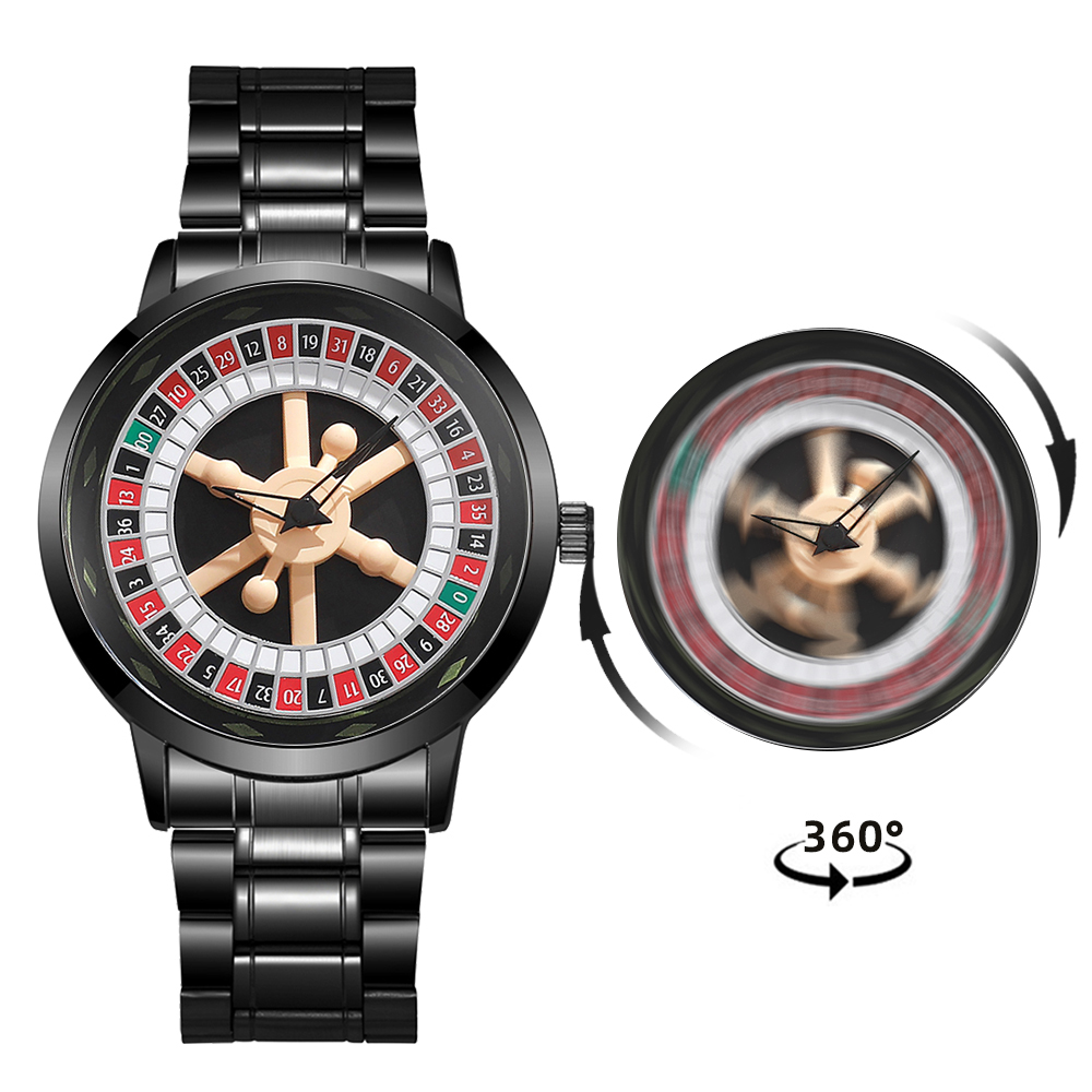 Fashion Rotating Dial Men Watc - đánh giá và giá Luxury Watch Hublot