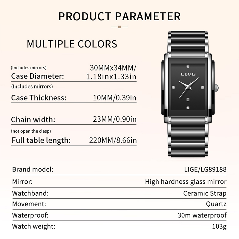 LIGE New Luxury Women Watches  - đánh giá và giá Luxury Watch For Sale