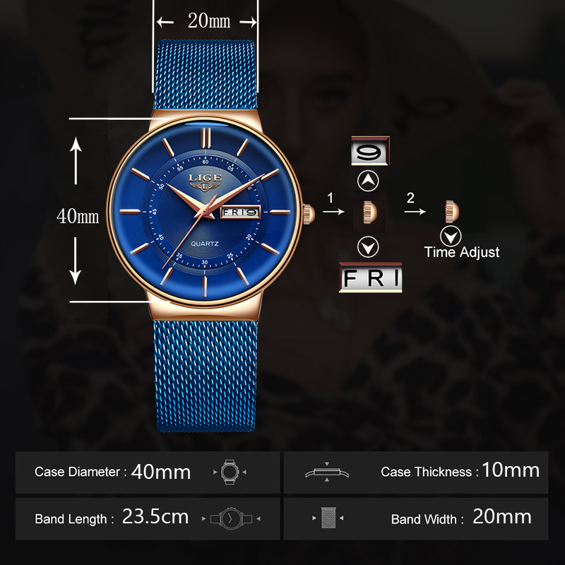 Women Watches LIGE Top Brand L - đánh giá và giá Luxury Watch Brand For Women