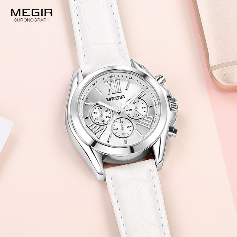 MEGIR2019 Mới Sang Trọng Dây D - đánh giá và giá Luxury Watch Brand For Women