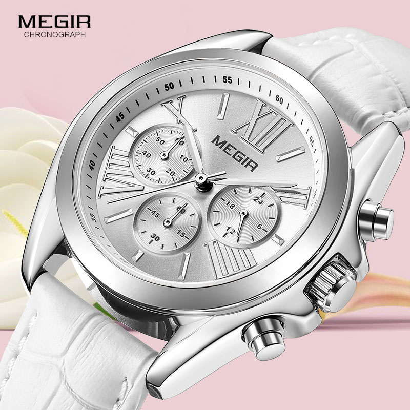 MEGIR2019 Mới Sang Trọng Dây D - đánh giá và giá Luxury Watch Brand For Women