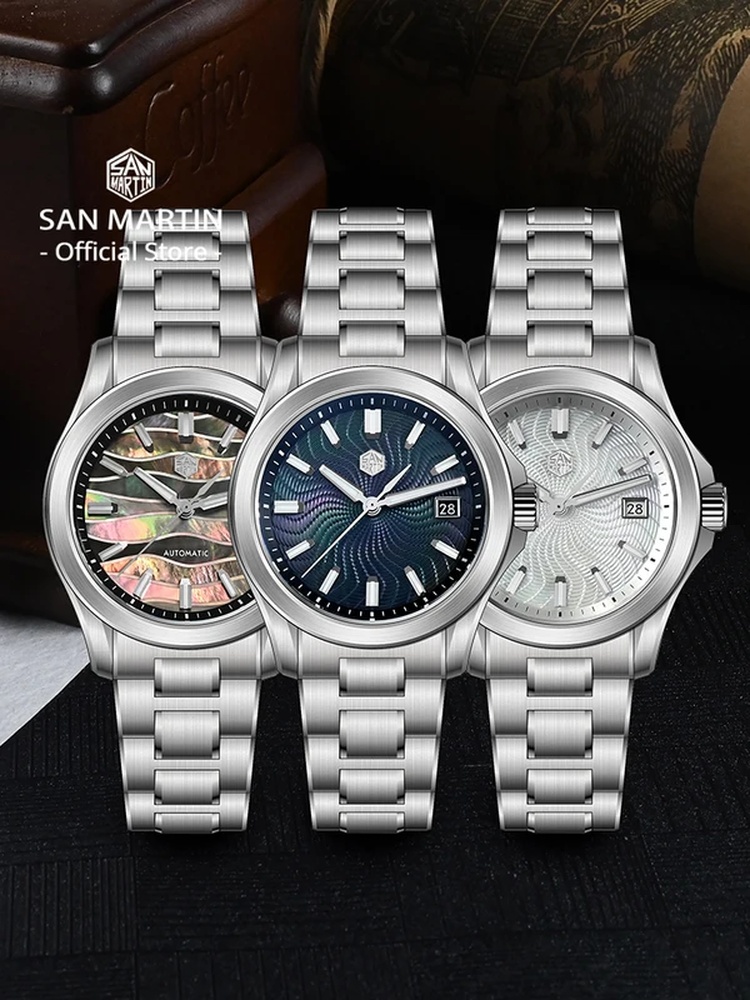 San Martin Official 39mm Guill - đánh giá và giá Guilloché Dial Watch