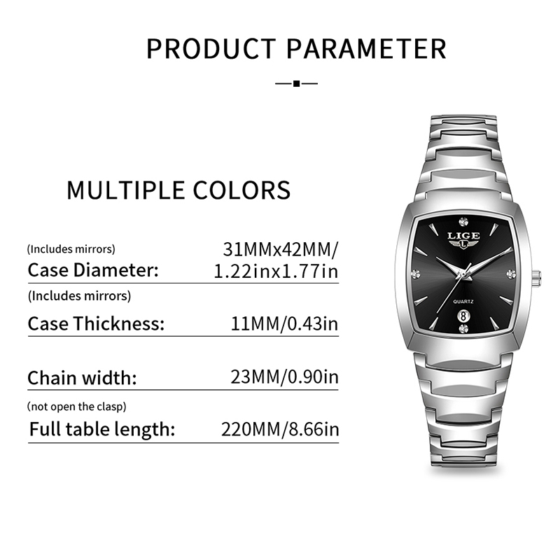 LIGE Watch women Business Luxu - đánh giá và giá Luxury Watch Female