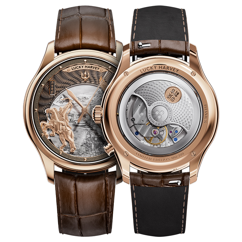 Lucky Harvey Limited 3D Hero G - đánh giá và giá Guilloché Dial Watch