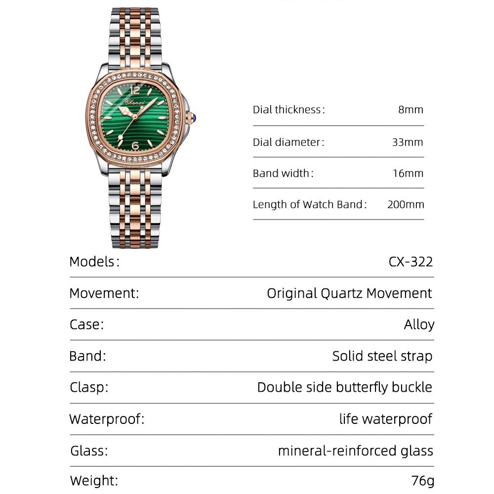 CHENXI Elegant End Luxury Wome - đánh giá và giá Luxury Watch Events