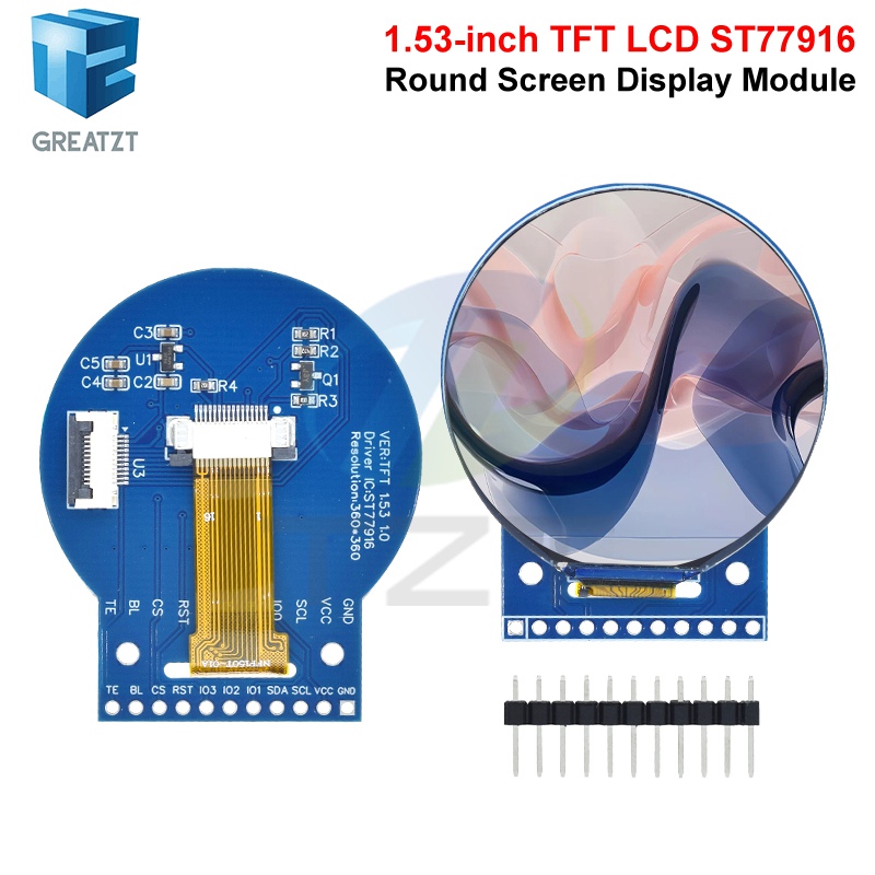 GREATZT 1/3PCS 1.53 Inch Round - đánh giá và giá Regulator Display Watch