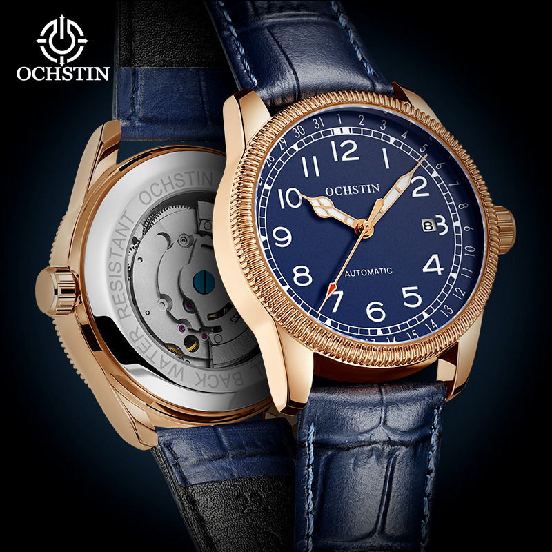 OCHSTIN Doanh Nhân Cơ Khí Tự Đ - đánh giá và giá Guilloché Dial Watch