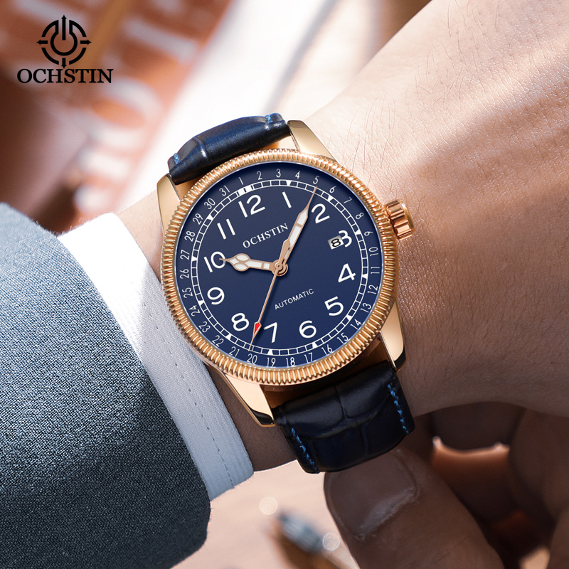 OCHSTIN Doanh Nhân Cơ Khí Tự Đ - đánh giá và giá Guilloché Dial Watch