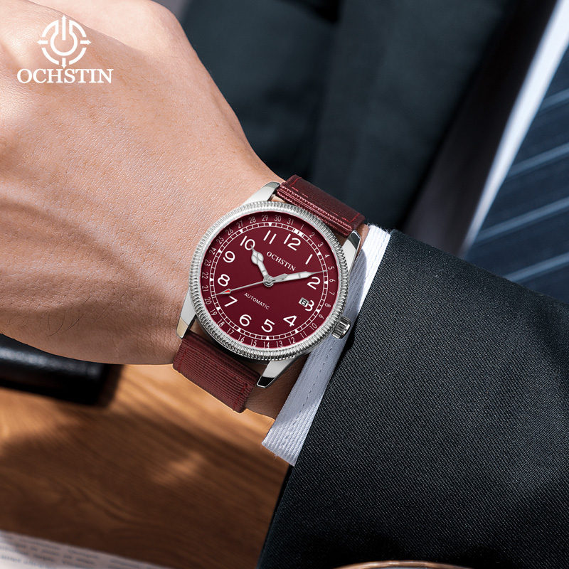OCHSTIN Doanh Nhân Cơ Khí Tự Đ - đánh giá và giá Guilloché Dial Watch