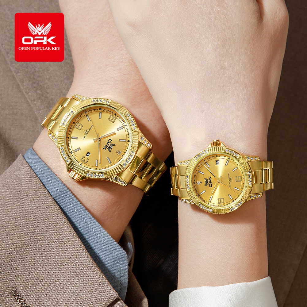 OPK 8184 Luxury All Gold Watch - đánh giá và giá Luxury Watch All Brands