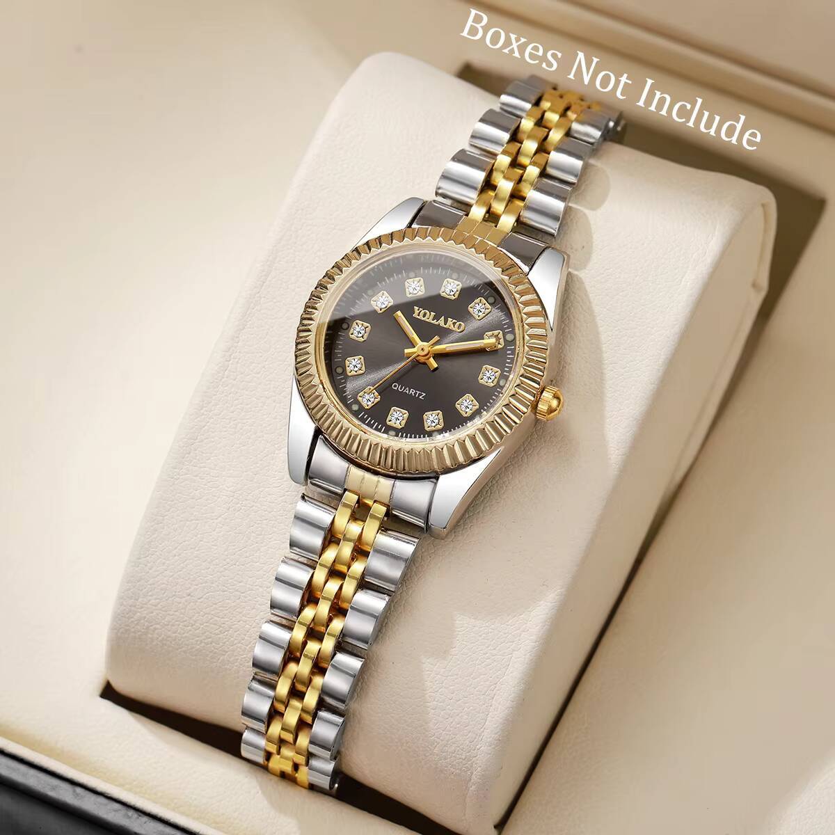 Fashion Rhinestone Women Quart - đánh giá và giá Luxury Watch Organizer