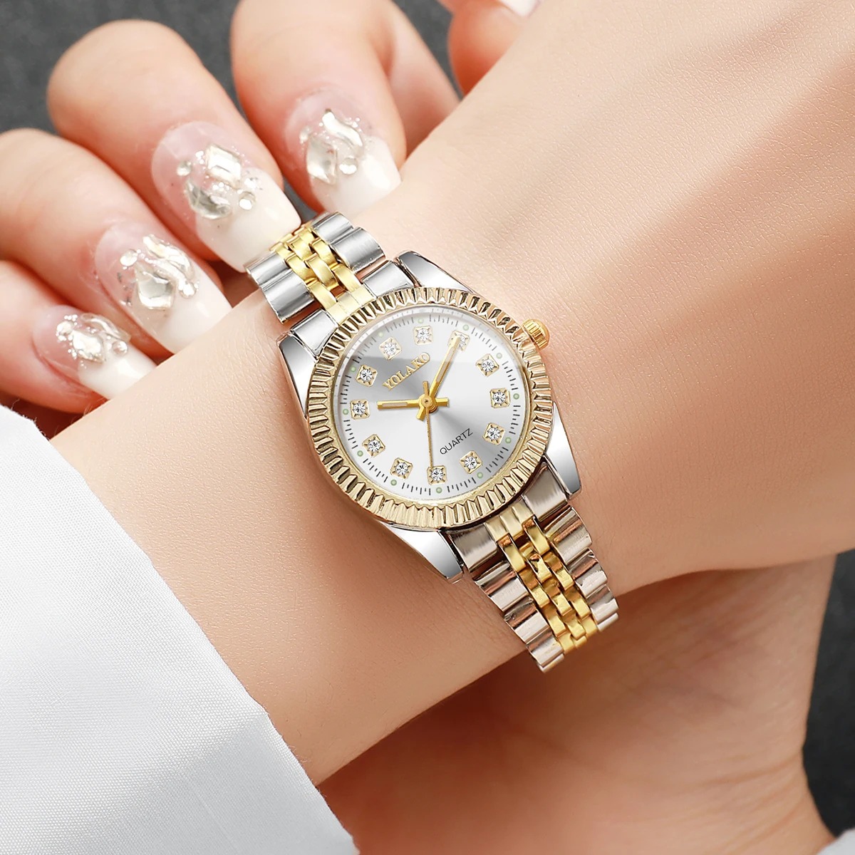 Fashion Rhinestone Women Quart - đánh giá và giá Luxury Watch Organizer