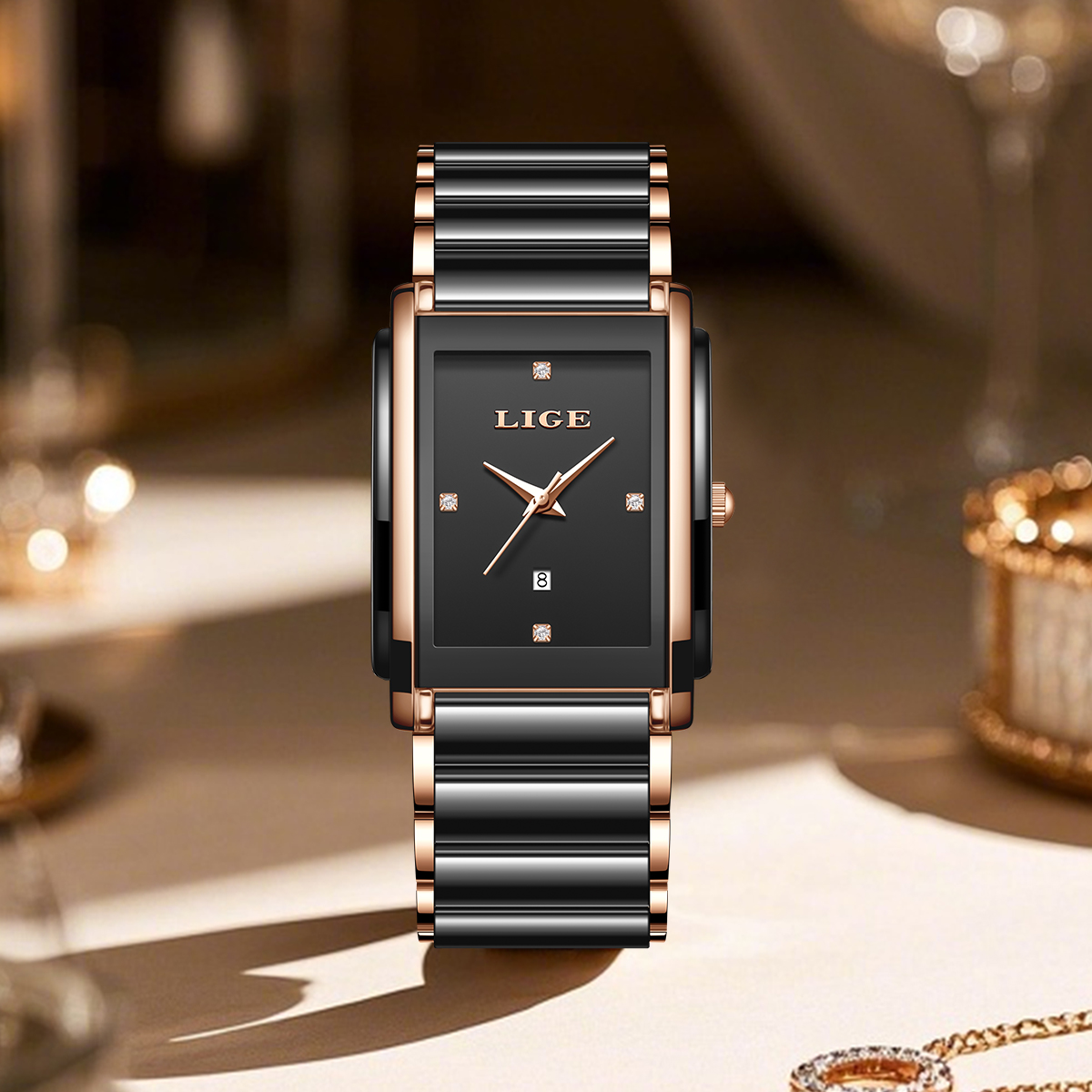 LIGE Fashion Elegant Women's W - đánh giá và giá Luxury Watch Organizer