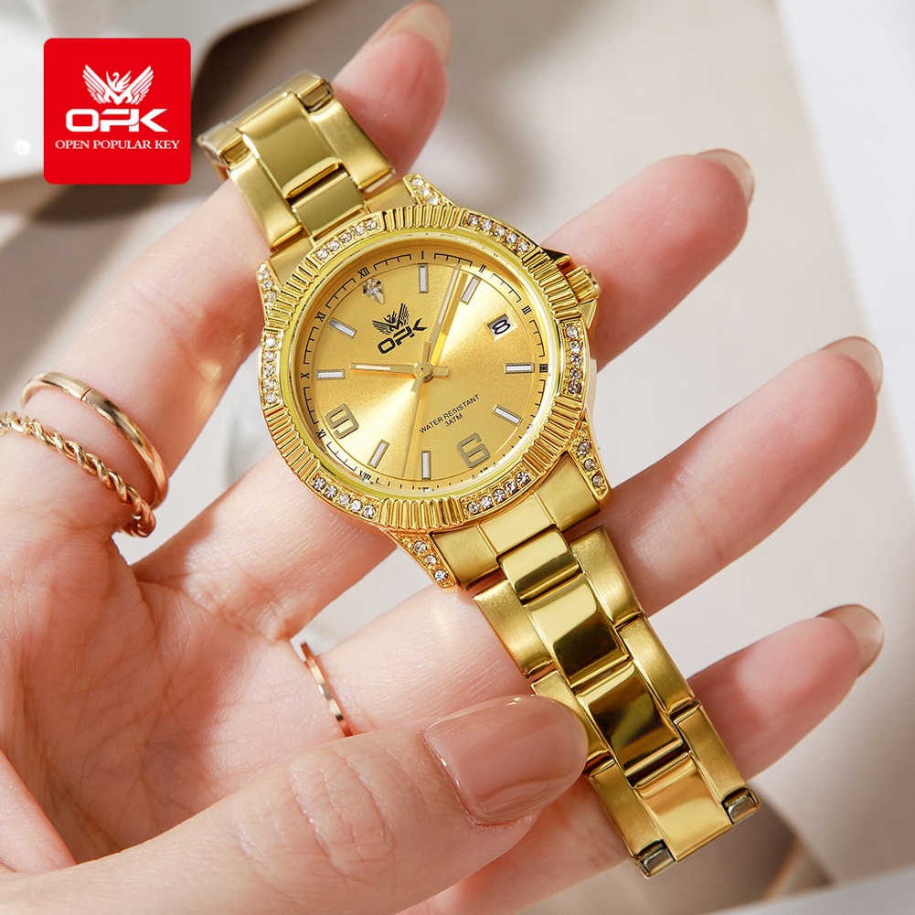 OPK 8184 Luxury All Gold Women - đánh giá và giá Luxury Watch All Brands